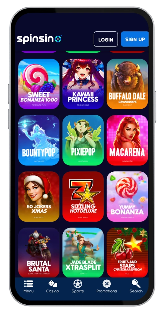 Spin sino mobile